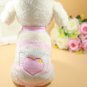 Autumn/Winter Cartoon Pet Puppy Cat Coats Jacket Warm Fleece Dog Costumes