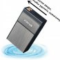 USB Rechargeable Electric Built-In Flame Less Lighter Cigarette Case Holder Box