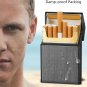 USB Rechargeable Electric Built-In Flame Less Lighter Cigarette Case Holder Box
