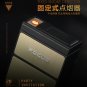 USB Rechargeable Electric Built-In Flame Less Lighter Cigarette Case Holder Box