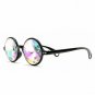 Kaleidoscope Sunglasses Diffraction Crystal Prism Glasses Round Rainbow Fashion