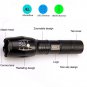 LED Tactical Flashlight 8000 Lumens CREE XM-L2 Zoomable 5 Modes Alumimun Light