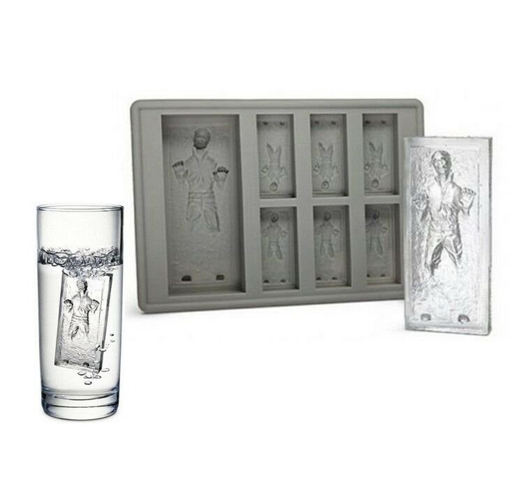 Star Wars Ice Tray Han Solo Cocktails Ice Cube Silicone Jelly Chocolate Cake New