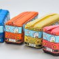 Cartoon Pen Pencil Case Bag Box Bus Canvas Storage Large Zipper School Bag Kids