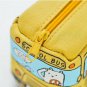 Cartoon Pen Pencil Case Bag Box Bus Canvas Storage Large Zipper School Bag Kids