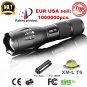 Aluminum Waterproof Zoomable CREE LED Flashlight E17 XM-L T6 3800LM Light