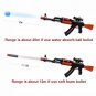 Kids Toys Plastic AK 47 Toy Gun 3 Pcs Soft Bullet 400 Pcs Water Bullet Pistol
