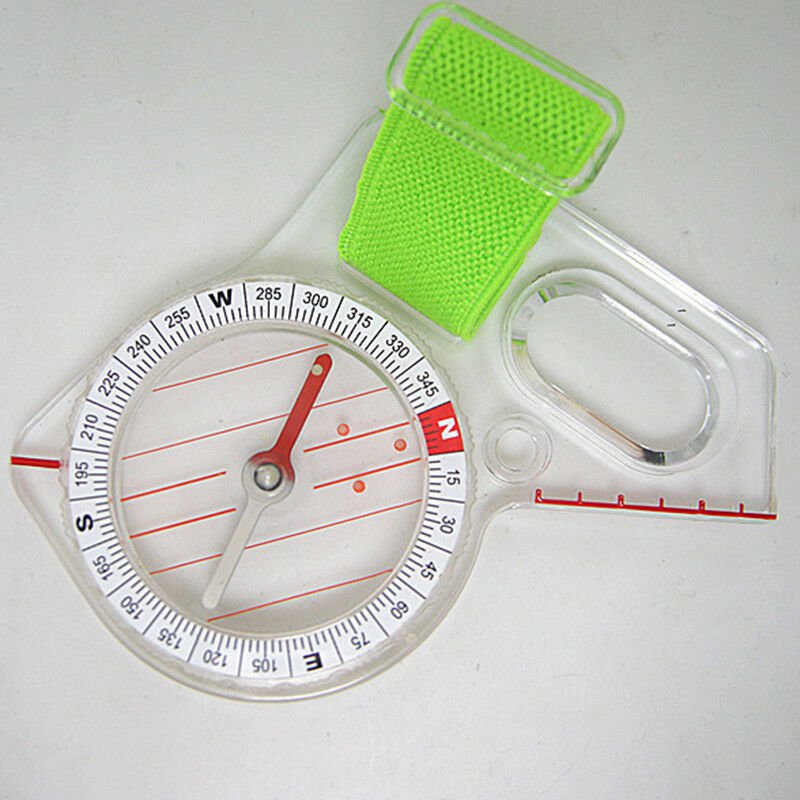 1 Piece Outdoor Professional Map Scale Compass Thumb Compass Elite Competition