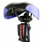 Bicycle Bike Logo Intelligent Rear Tail Light 5 LED 2 Laser Safety Lamp Super