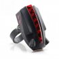 Bicycle Bike Logo Intelligent Rear Tail Light 5 LED 2 Laser Safety Lamp Super