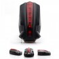 Bicycle Bike Logo Intelligent Rear Tail Light 5 LED 2 Laser Safety Lamp Super