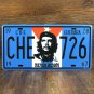 Vintage License Famous Car Plates "CHE-726 Revolucion" Vintage Metal Sign Craft