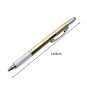 New Multi Function Screwdriver Ruler Spirit Level Tool Ballpoint Pen With A Top
