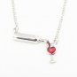 Party Jewelry Red Wine&Cup Love Wine Women Bottle Glass Chain Charm Necklaces