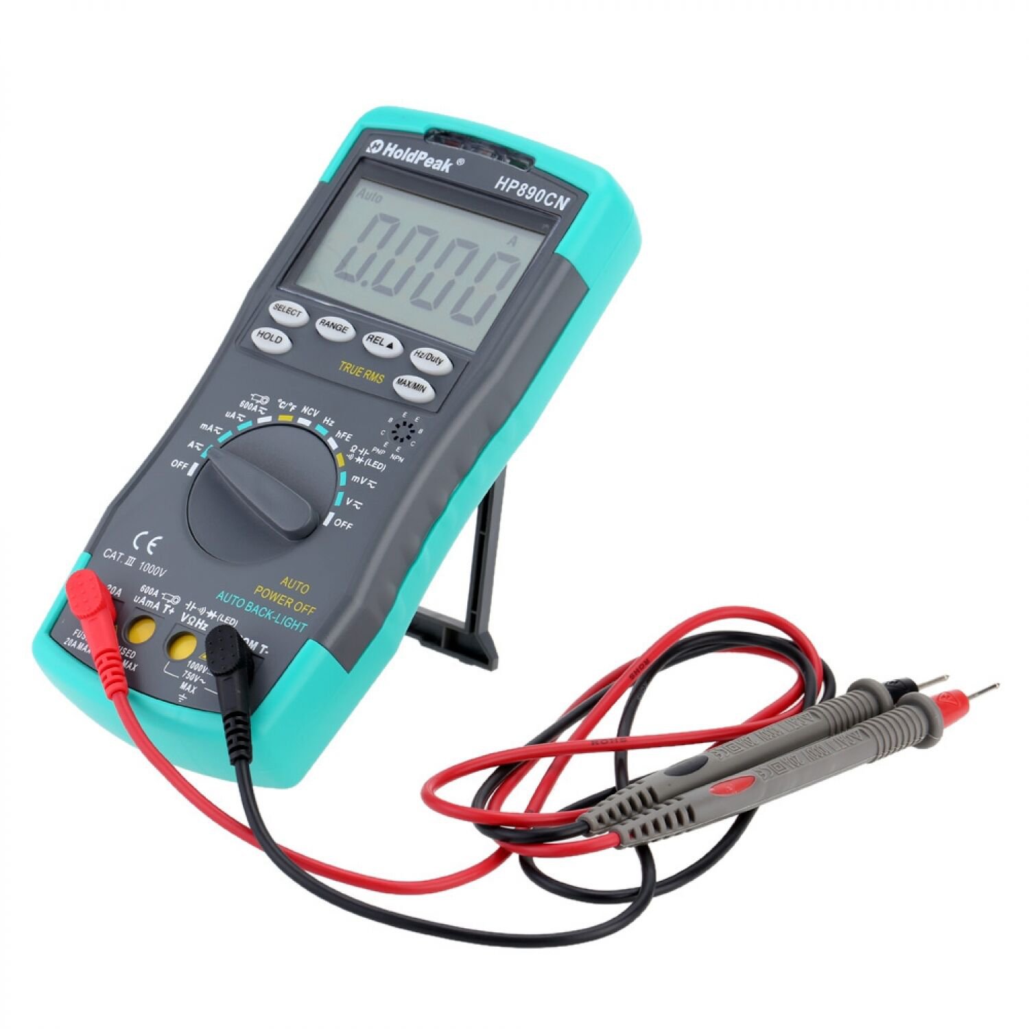 Digital Multimeter Meter Tester Ac Dc Fluke Volt Voltmeter Auto Ammeter Clamp