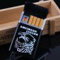 Hot Design Black Cigarette Box With Lighter Smoking 8pcs Cigarettes Box New Best