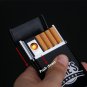 Hot Design Black Cigarette Box With Lighter Smoking 8pcs Cigarettes Box New Best