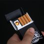 Hot Design Black Cigarette Box With Lighter Smoking 8pcs Cigarettes Box New Best