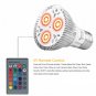 16 Colors LED Bulb 10W PAR20 E27 RGB Stage Lamp Lights Strobe Remote Control New