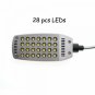 28 LED Reading Desk Lamp  Flexible USB Clip Table Light Portable Free Shipping