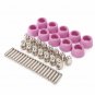 40pcs Mayitr Air Plasma Cutter Cutting Consumables Electrodes Cups with 15pcs