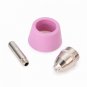 40pcs Mayitr Air Plasma Cutter Cutting Consumables Electrodes Cups with 15pcs