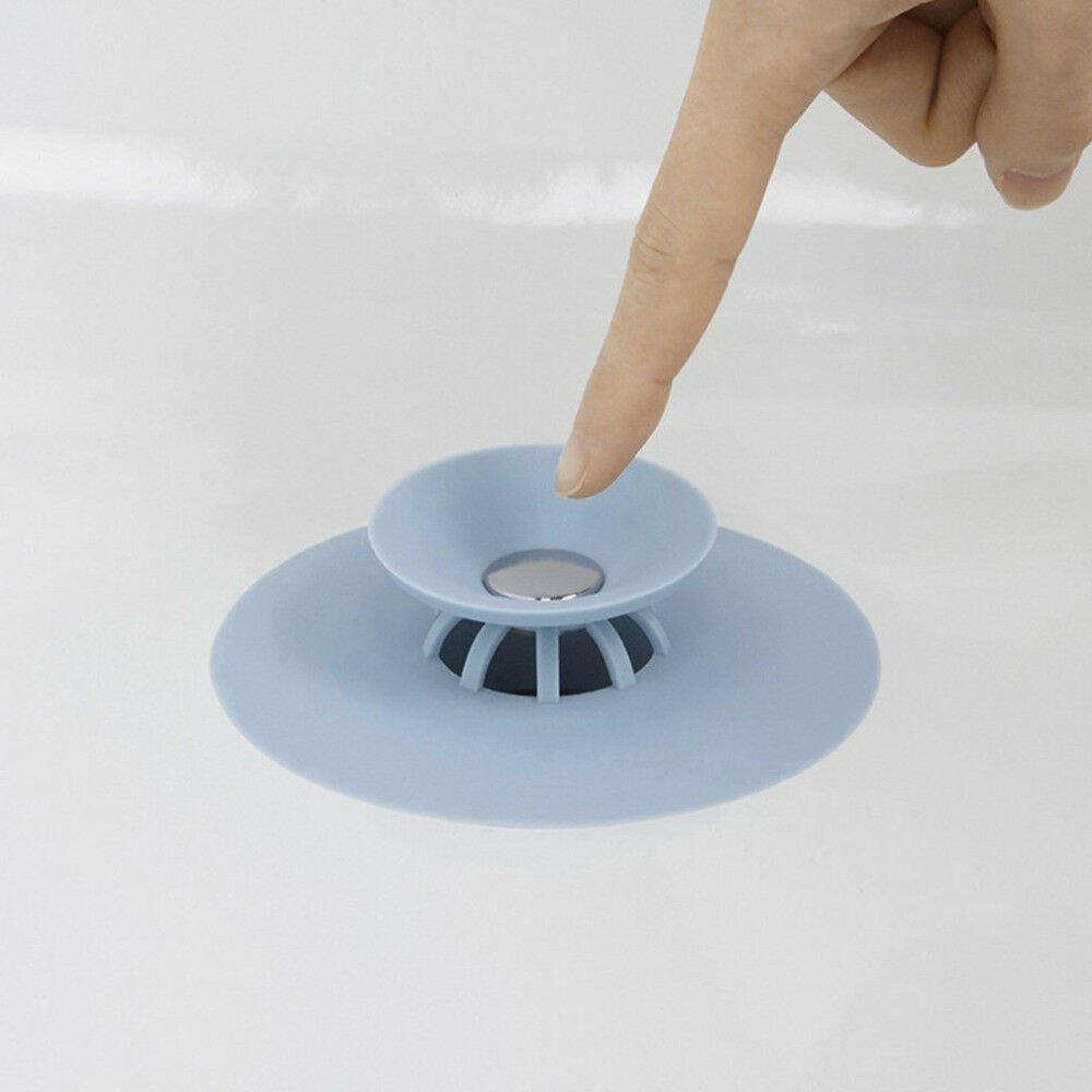 Shower Drain Stopper Floor Drain Rubber Circle Silicone Plug for Shower