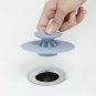 Shower Drain Stopper Floor Drain Rubber Circle Silicone Plug for Shower Bathtub