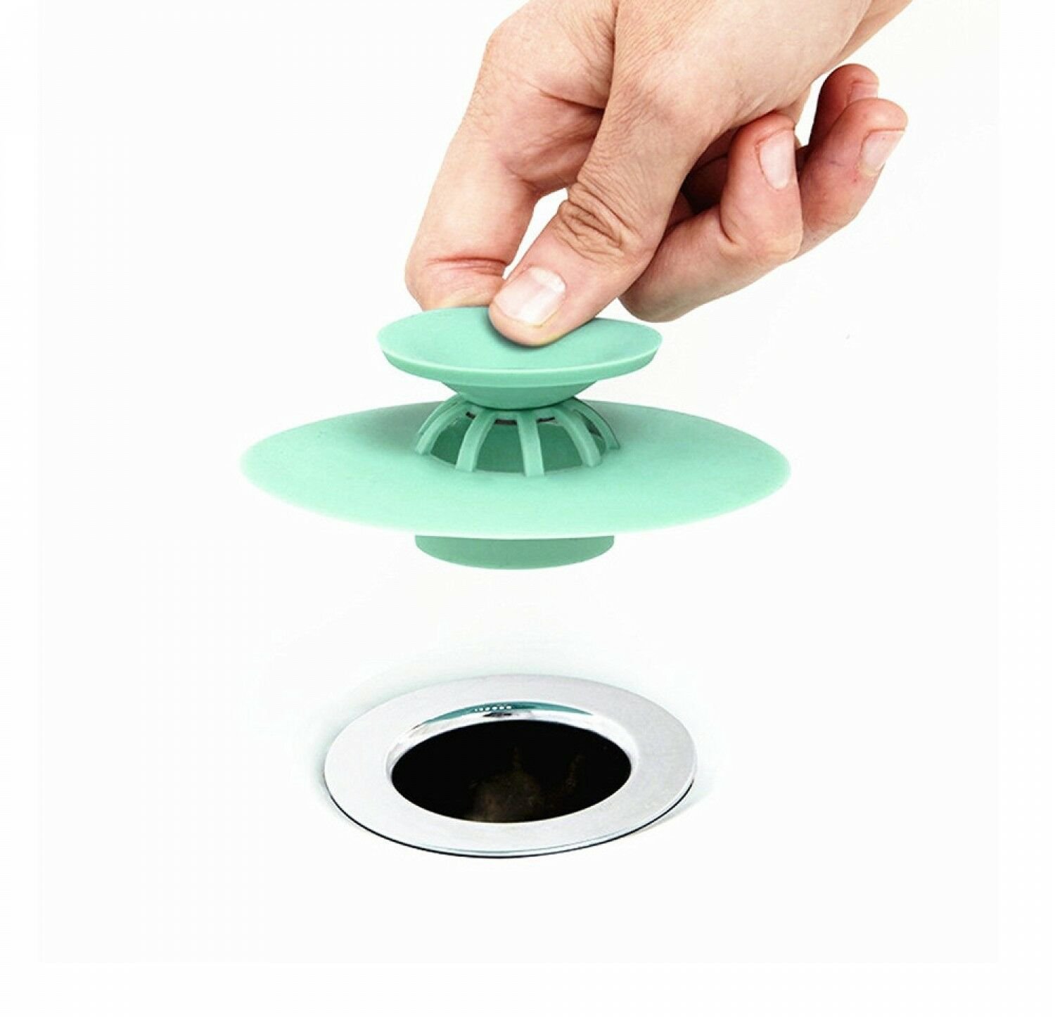 Shower Drain Stopper Floor Drain Rubber Circle Silicone Plug for Shower ...