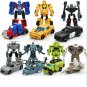 Original box 7 style transformation Robot Action Figure Toys Mini Cars Robot