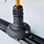 MagiDeal Inflatable Boat 1.2M Safety Flag Base Kit With Rail Mount Base Tool New