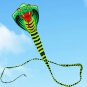 Free Shipping High Quality 15m Large Snake Kite Cobra Kite With Handle Line New