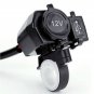 2016 Universal Waterproof 12V Motorcycle Cigarette Lighter Socket with 2.1A USB