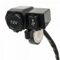2016 Universal Waterproof 12V Motorcycle Cigarette Lighter Socket with 2.1A USB