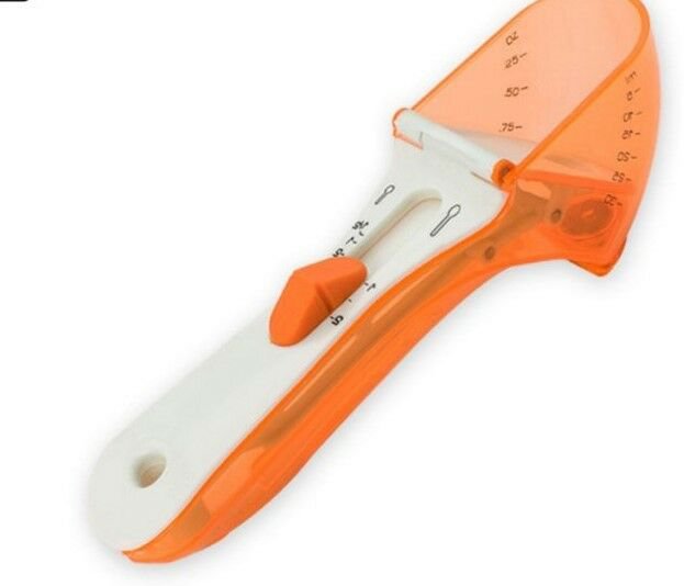New Design Adjustable Measuring Spoon Plastic Cool Measuring Tool Cup Teaspoons