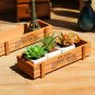 1pc Antique Wooden Table Sundries Container Cosmetics Organizer Jewelry Storage