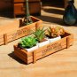 1pc Antique Wooden Table Sundries Container Cosmetics Organizer Jewelry Storage