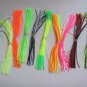 Accessories 10 Bundles 30 Strands Silicone Skirts Fishing Tackle DIY Spinnerbati