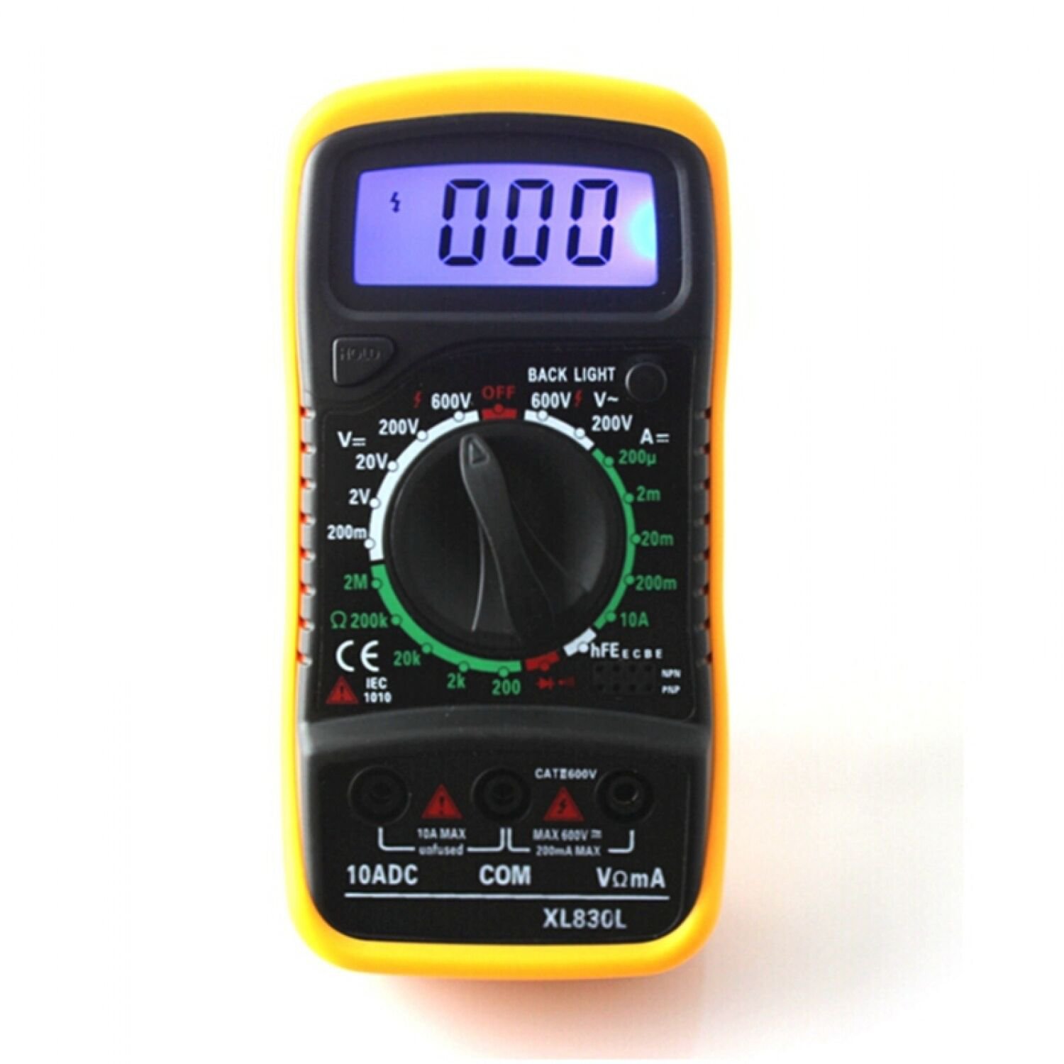 Digital Multimeter LCD Meter Tester Ac Dc Fluke Volt Voltmeter Auto Ammeter DMM