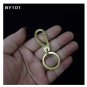 Pure Copper EDC Portable Waist Hanging Creative Brass Keychain Pendant Buckle