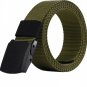 New Casual Military Grade Polymer Buckle Nylon Belt Black Gray Brown Belt Mens