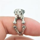 Retro Vintage Labrador Retriever Rings Adjustable Cachorro Perro Dog Ring Girls
