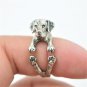 Retro Vintage Labrador Retriever Rings Adjustable Cachorro Perro Dog Ring Girls