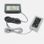 High Mini LCD Display Inlay Digital Thermometer Probe Refrigerator/Fish Tank