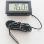 High Mini LCD Display Inlay Digital Thermometer Probe Refrigerator/Fish Tank
