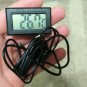 High Mini LCD Display Inlay Digital Thermometer Probe Refrigerator/Fish Tank
