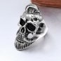 Skull Ring Beard Man Gentlemen Jewelry Mens Stainless Steel Cool Rock Punk 2018