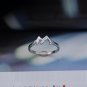 Mountain Range Ring Nature Motivation Jewelry Hiking Snowboard Lover Gift