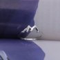Mountain Range Ring Nature Motivation Jewelry Hiking Snowboard Lover Gift