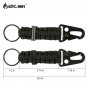 New EDC Rope Keychain Camping Emergency Military Survival Kit Ring Carabiner